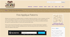 Desktop Screenshot of freeapplique.com